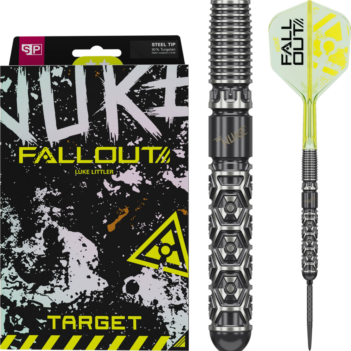 Target - Luke Littler Fallout Darts - Swiss Point - 90% Tungsten - 22g 23g 24g