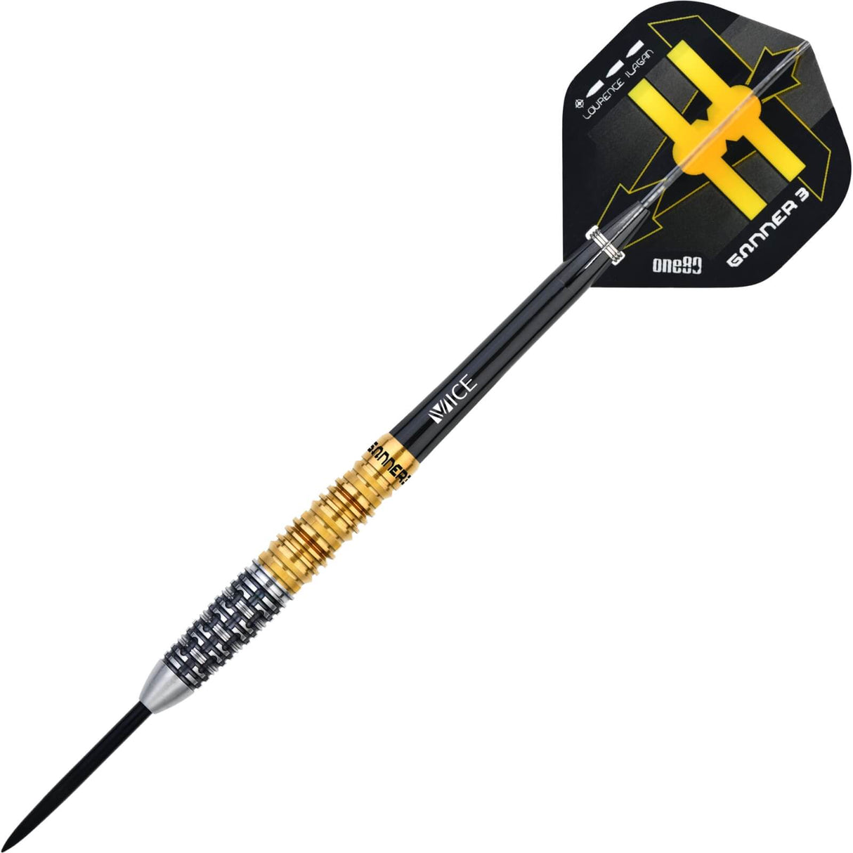 One80 - Lourence Ilagan Gunner 3 Darts - 90% Tungsten - 22g 23g 24g -