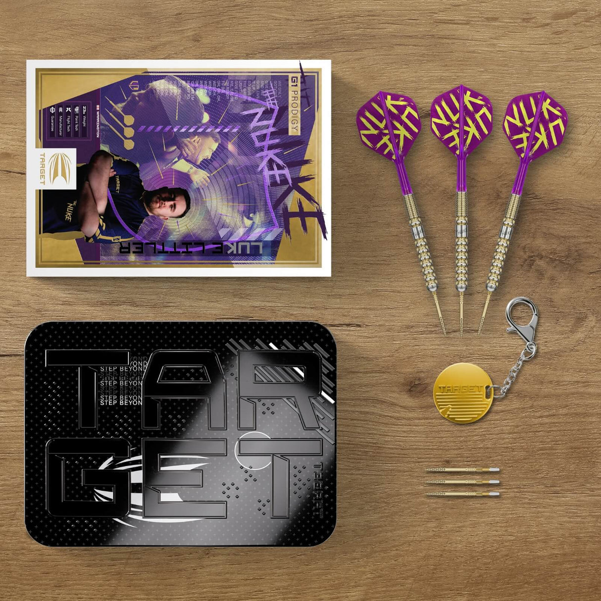 Target - Luke Littler Prodigy Darts - Swiss Point - 90% Tungsten - 22g 23g 24g -