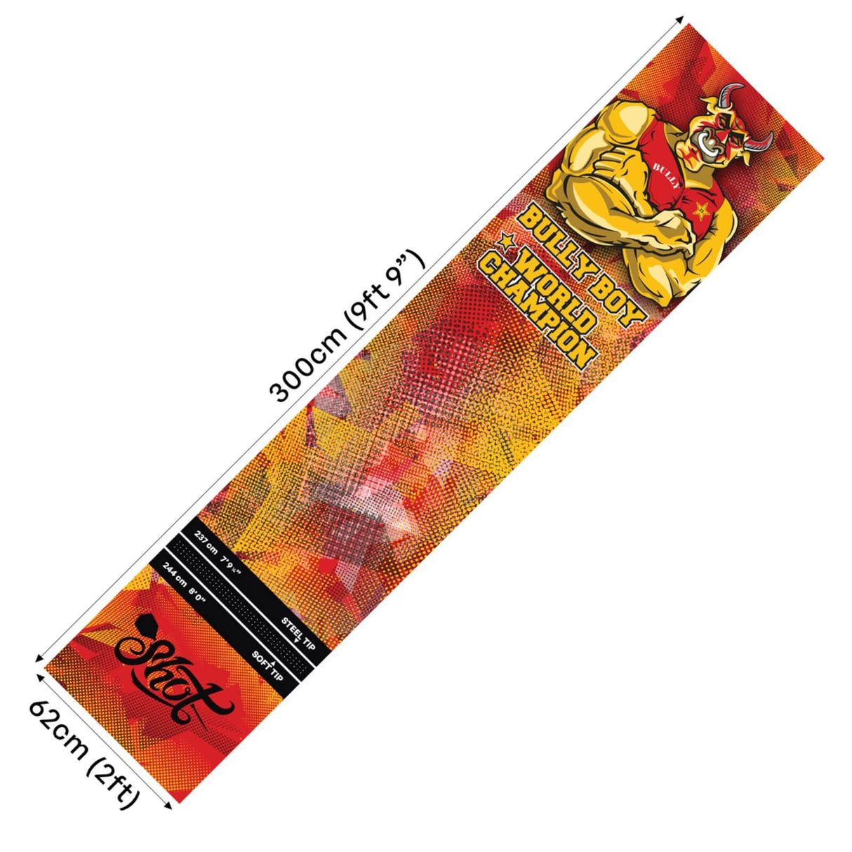Shot - Michael Smith Bully Boy Dart Mat -
