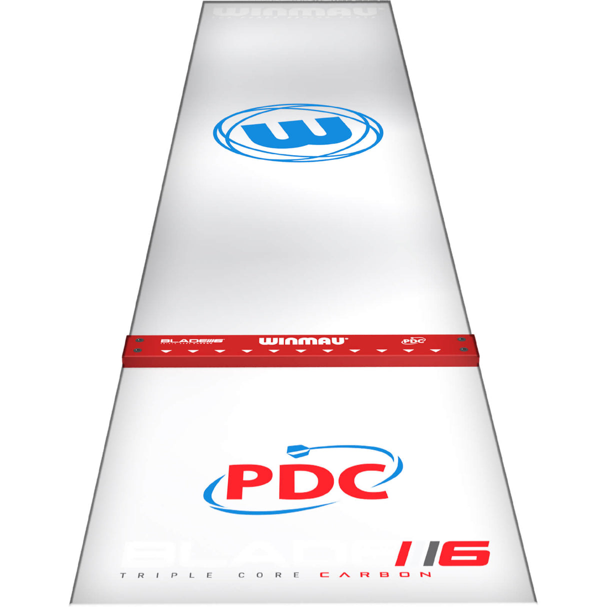 Winmau - Clearzone PVC Dart Mat with Integrated Oche -