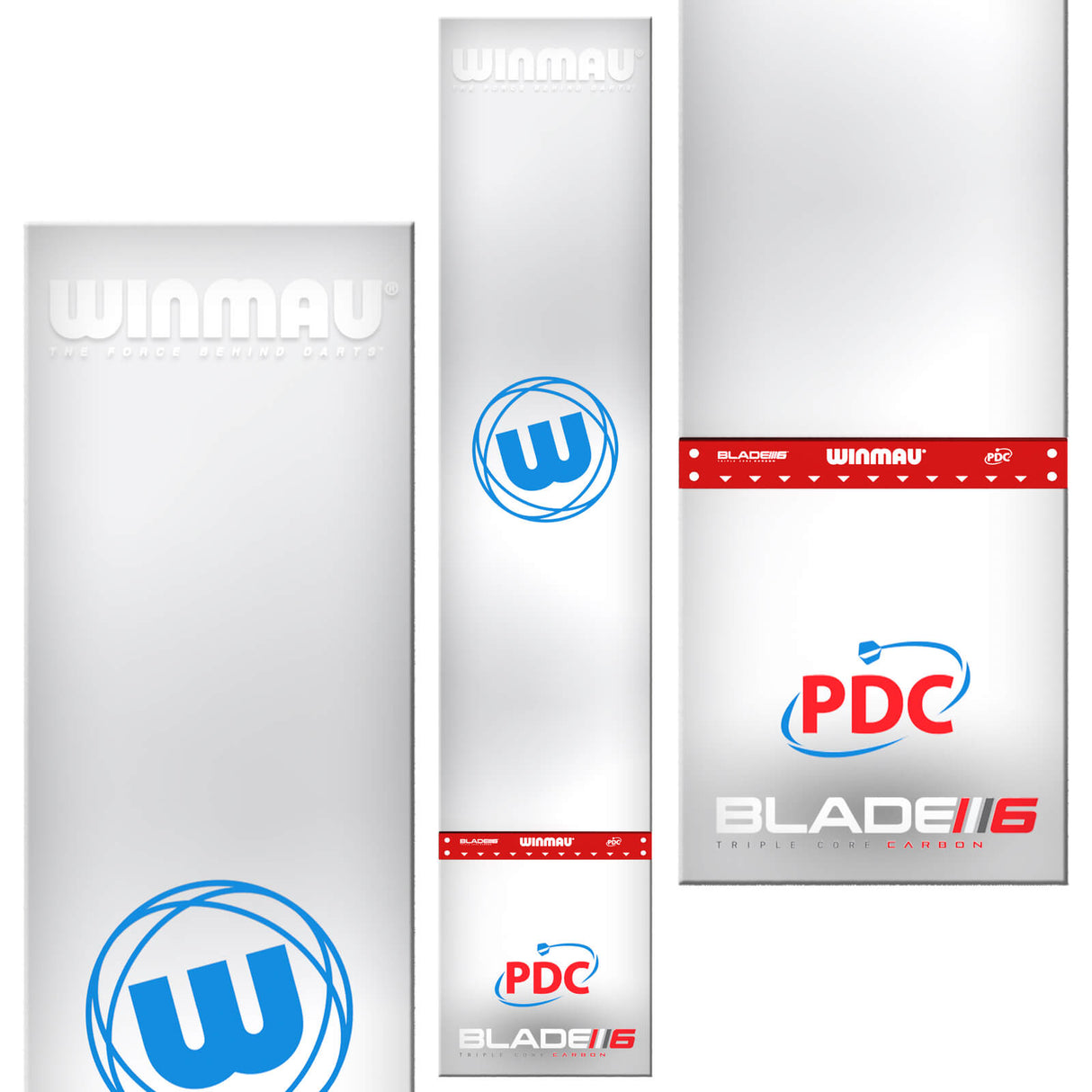 Winmau - Clearzone PVC Dart Mat with Integrated Oche -
