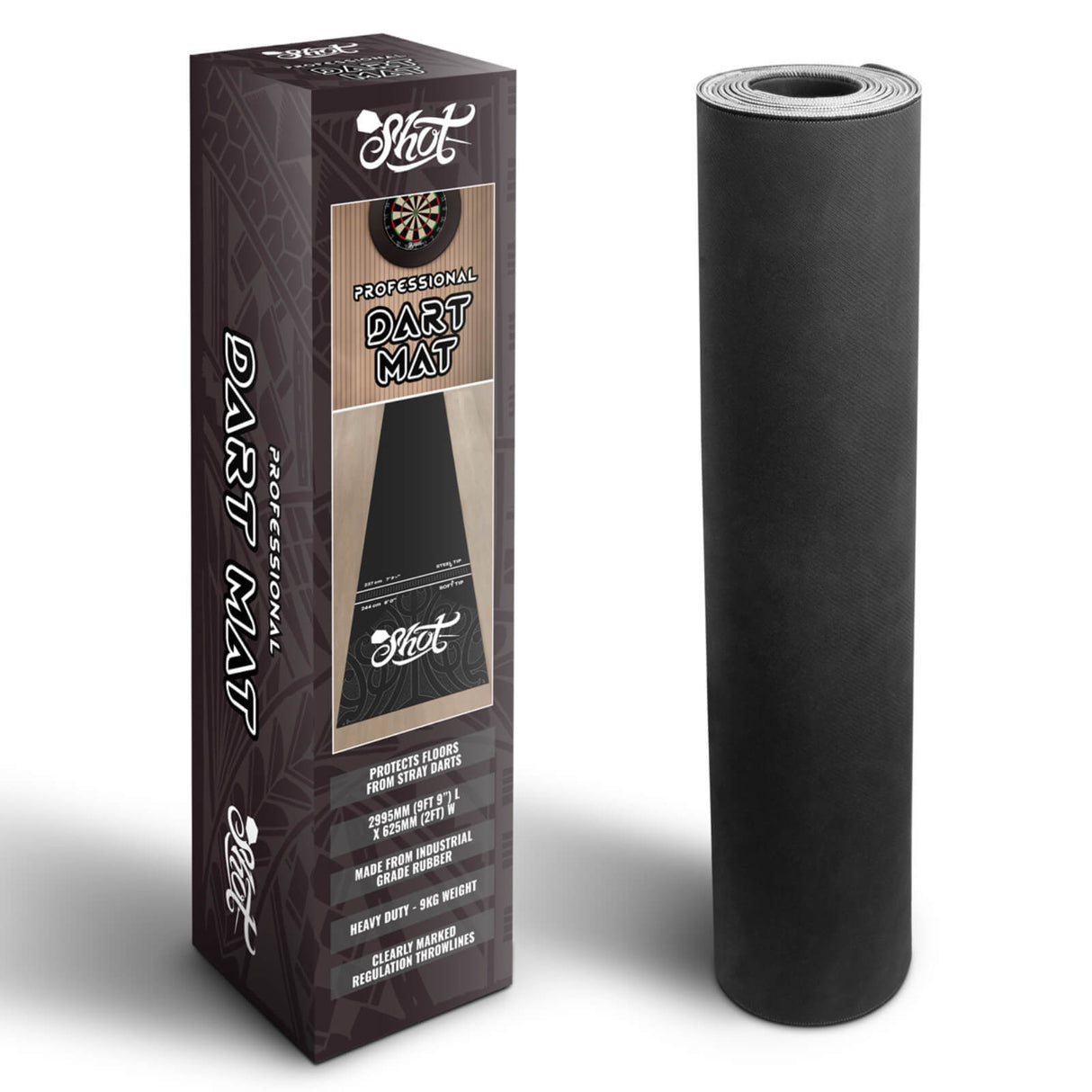 Shot - Professional Rubber Dart Mat -