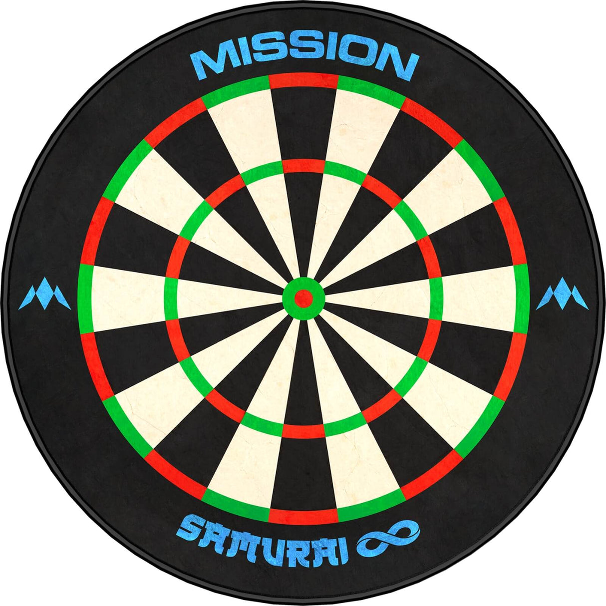 Mission - Samurai Infinity Dart Base Station - Mini Sisal Dartboard Dart Holder -
