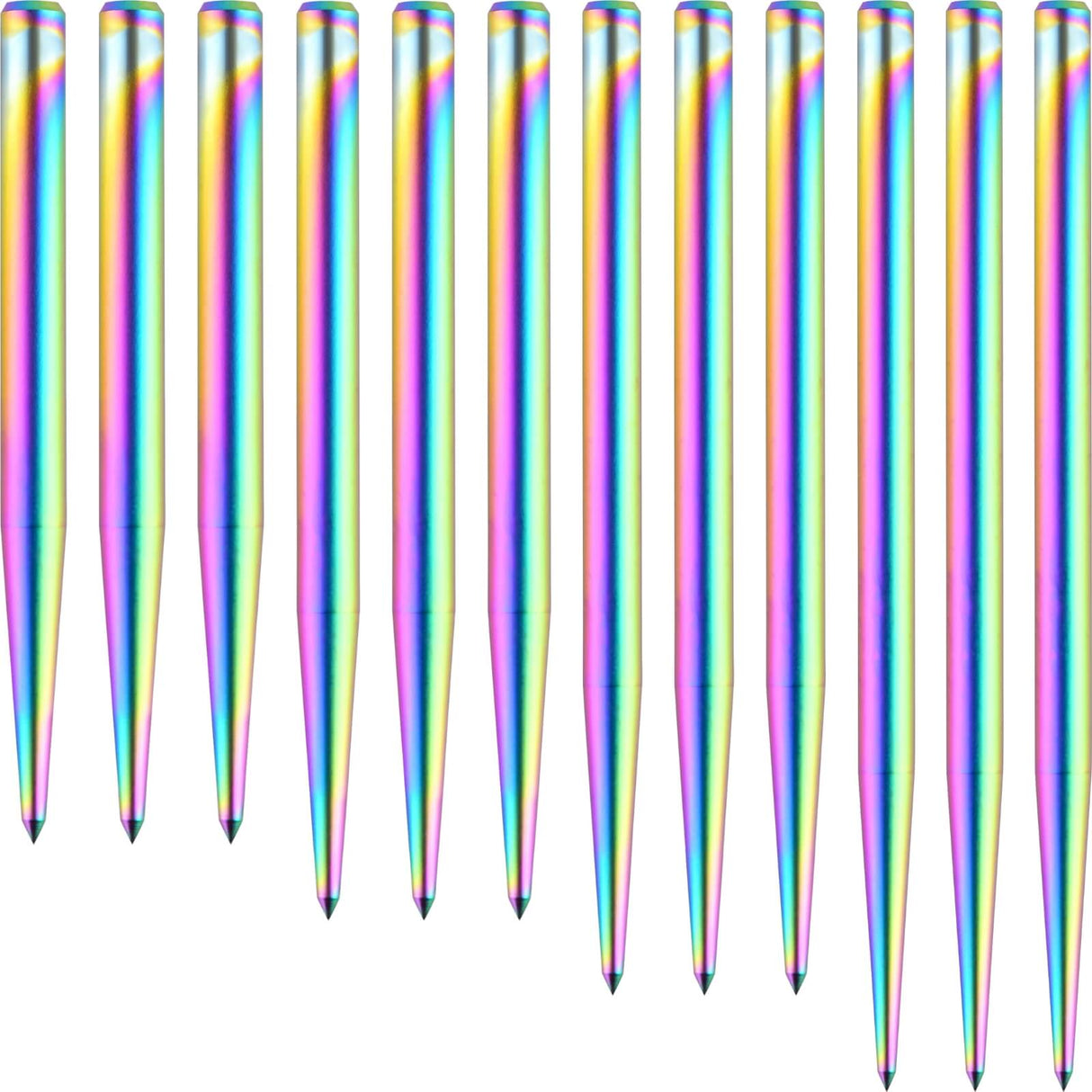 One80 - Goat Plain Dart Points - 35mm 38mm 41mm 45mm - Rainbow / 35mm