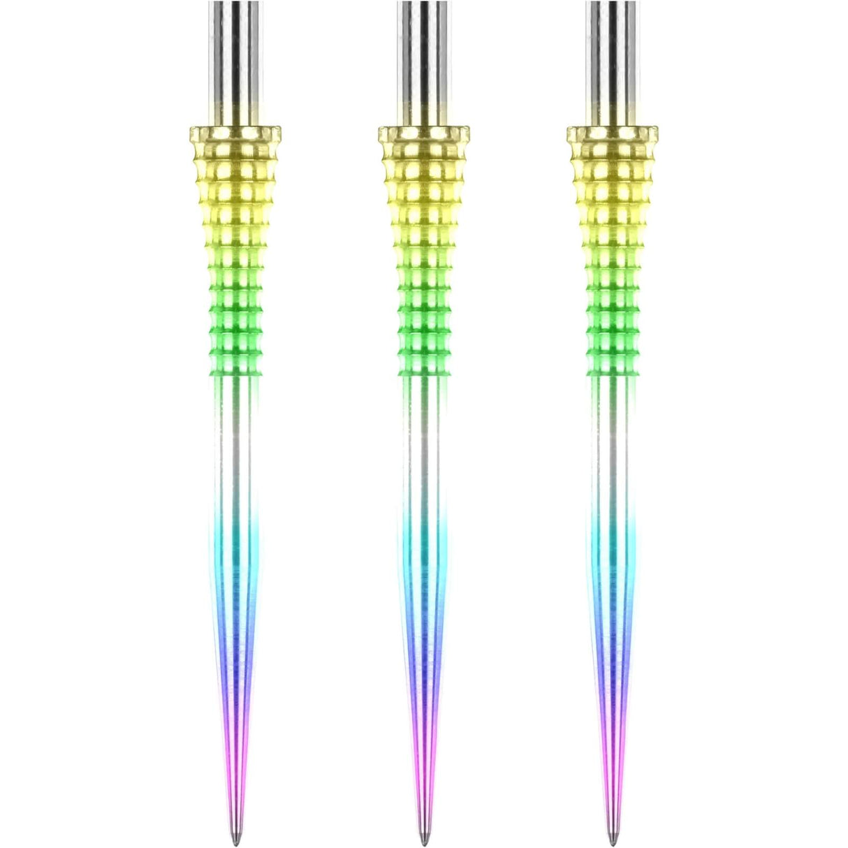 Red Dragon - Raptor Grooved Rainbow Dart Points - 35mm -
