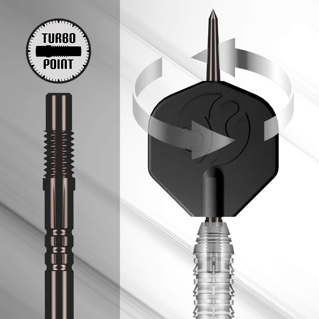 Shot - Michael Smith Turbo Dart Points - 30mm 40mm