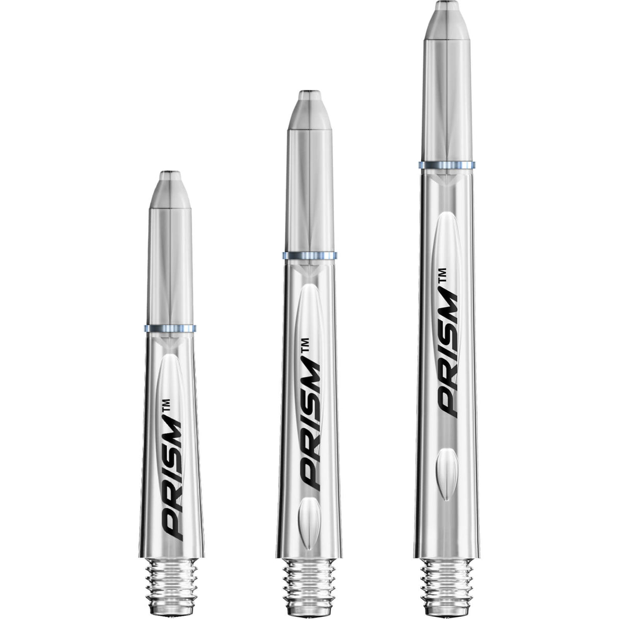 Winmau - Prism 1.0 Polycarbonate Dart Shafts - Extra Short (27mm) / Clear