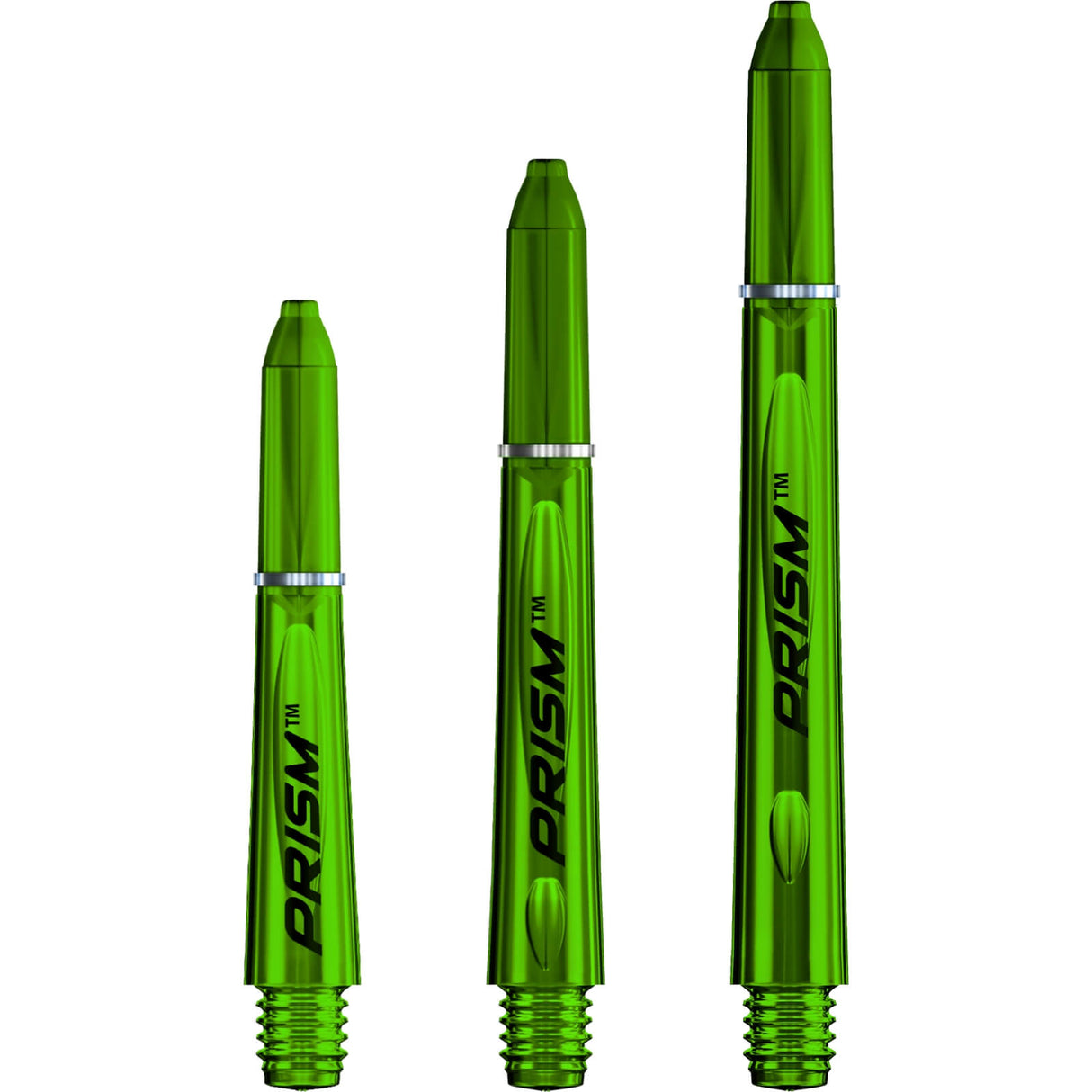 Winmau - Prism 1.0 Polycarbonate Dart Shafts - Extra Short (27mm) / Green