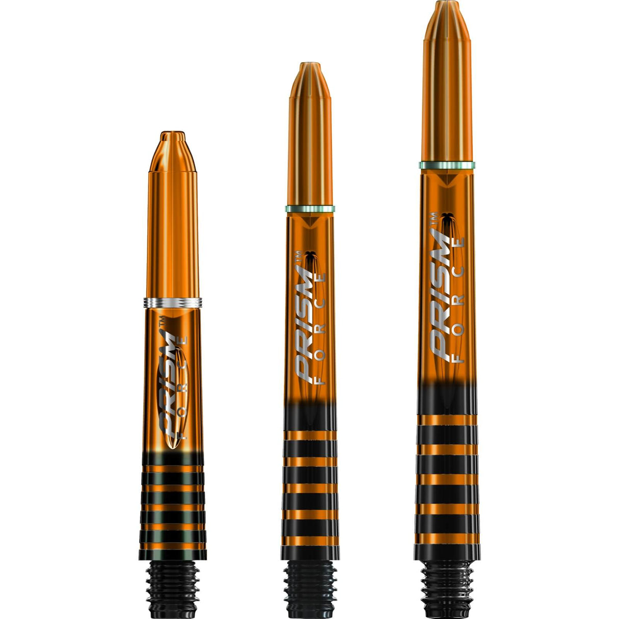 Winmau - Prism Force Polycarbonate Dart Shafts - Short (35mm) / Orange