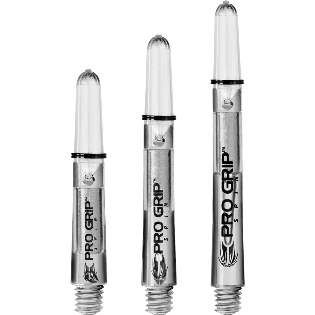 Target - Pro Grip Spin Polycarbonate Dart Shafts - Short (34mm) / Clear