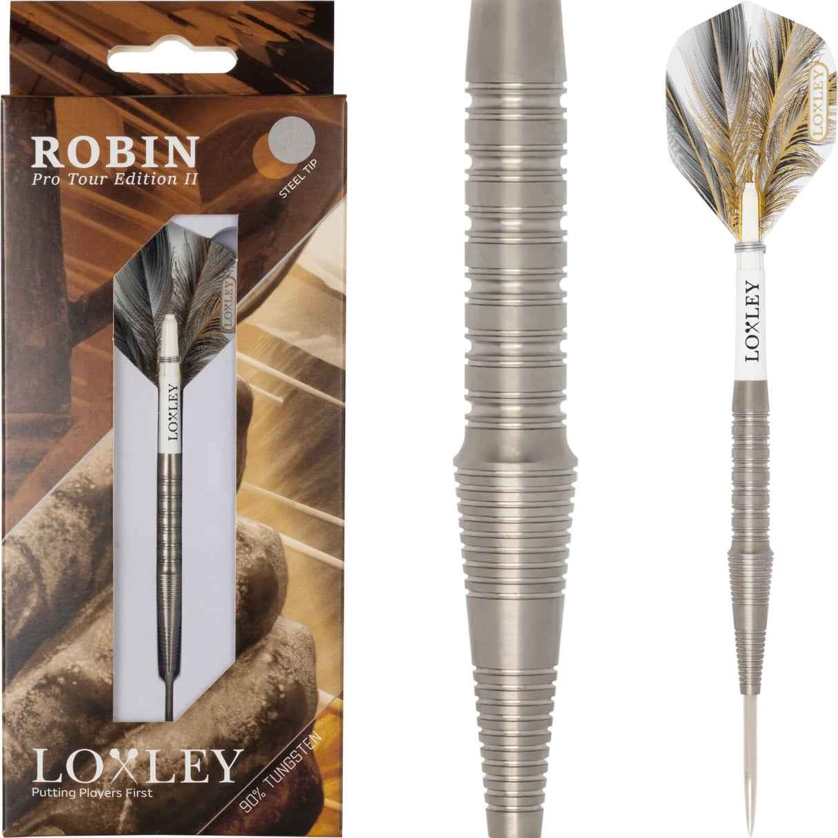 Loxley - Robin Pro Tour Edition 2 Darts - 90% Tungsten - 22g 24g -