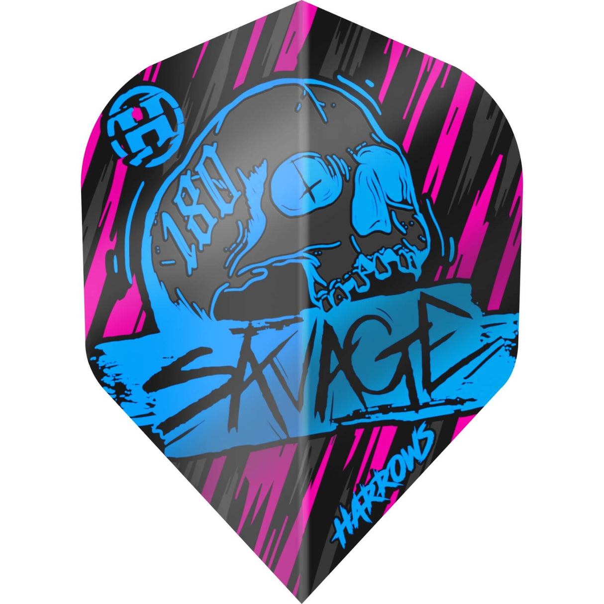 Harrows - Savage - Big Wing Dart Flights - Blue