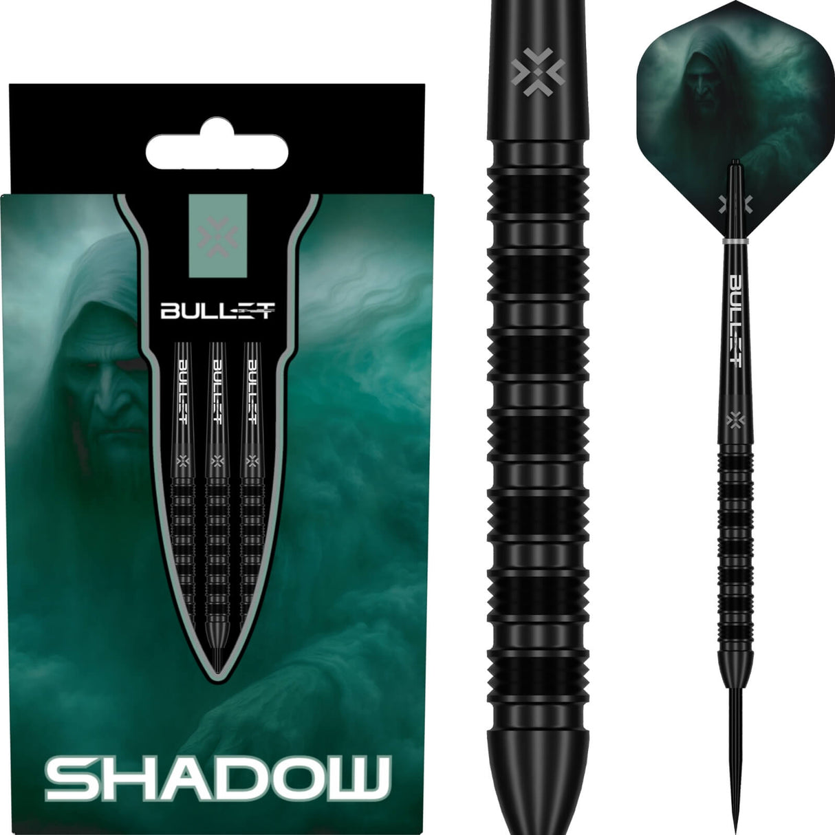 Bullet - Shadow Darts - 90% Tungsten - 22g 23g 24g 25g -