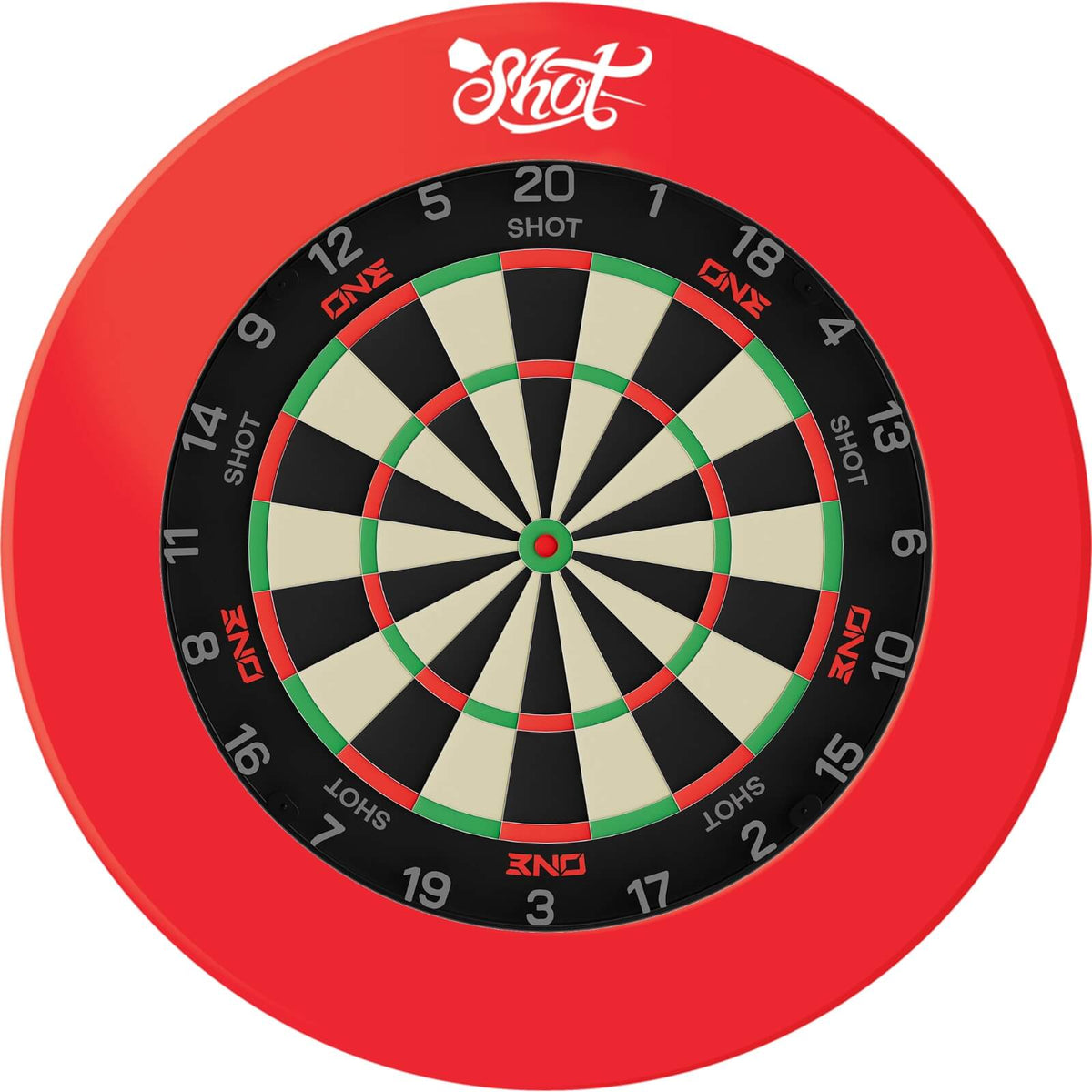 Shot - ONE Dartboard & Surround Bundle