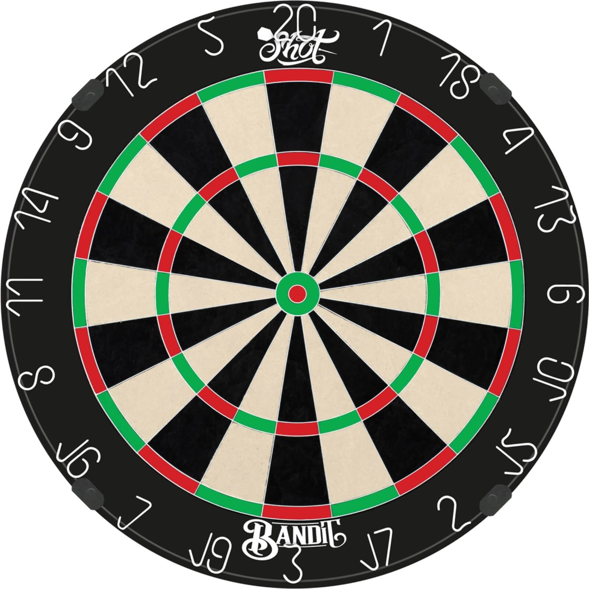 Shot - Bandit Gen 4 Dartboard & Quantum Cabinet Bundle -