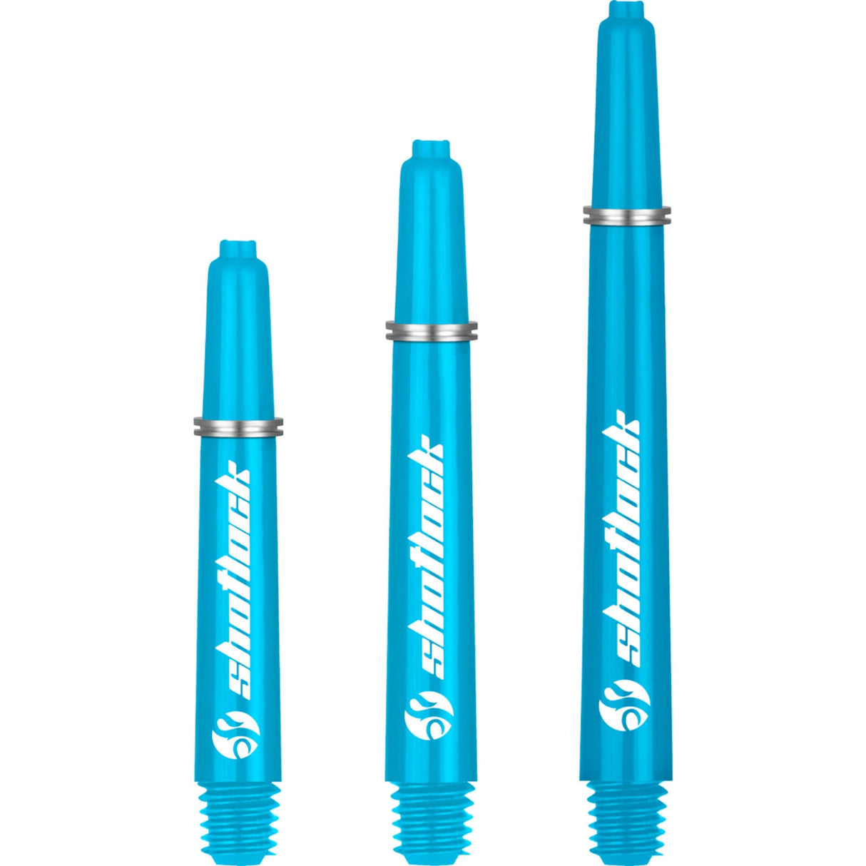 Shot - Shot Lock - Nylon Dart Shafts - Short (35mm) / Blue