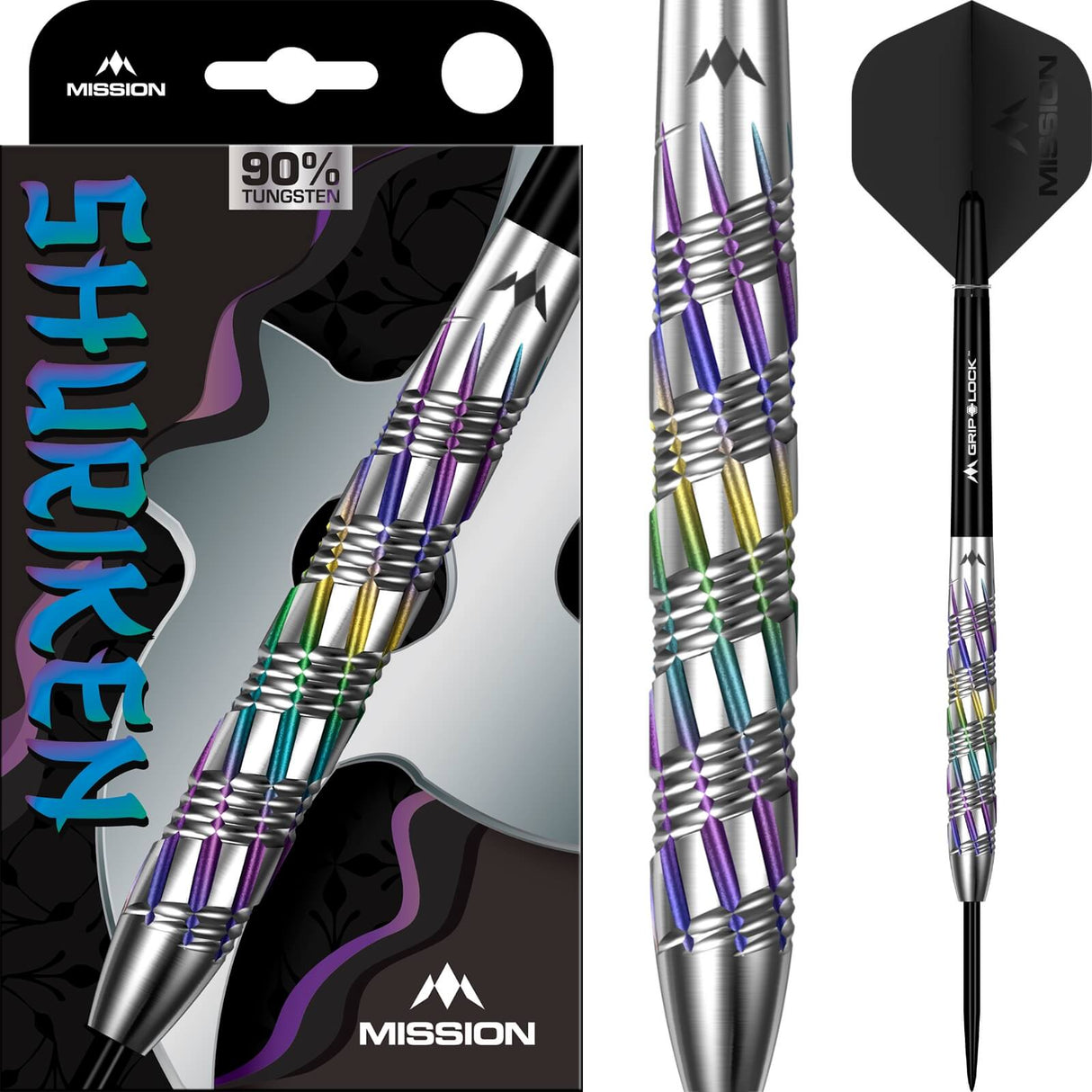 Mission - Shuriken Darts - 90% Tungsten - 22g 24g