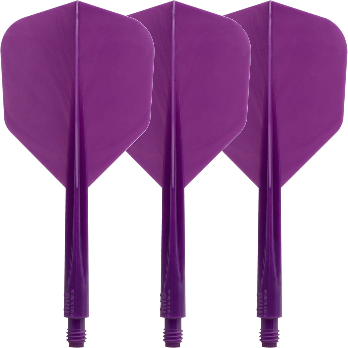 Condor - Axe Small Solid Colour - Standard Dart Flights - Integrated Flight & Shaft System - Short (21.5mm) / Purple