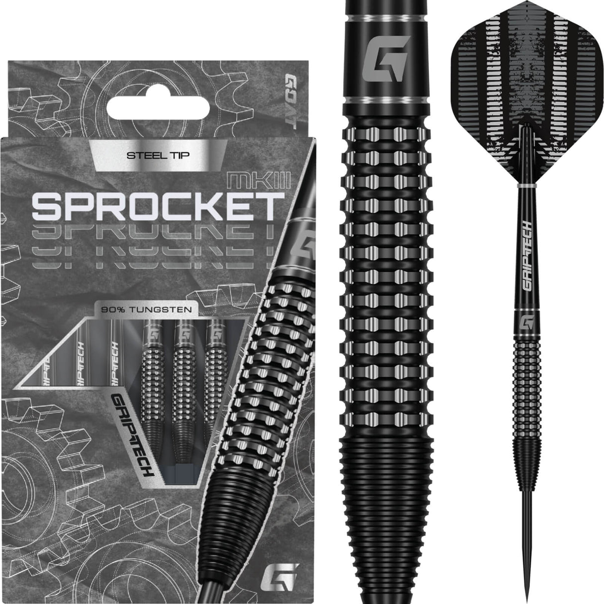 GOAT - Sprocket MKIII Darts - 90% Tungsten - 22g 24g 26g 28g -