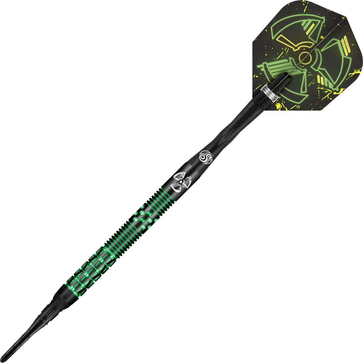 Shot - Stowe Buntz 2.0 Black Ti Darts - Soft Tip - 90% Tungsten - 21g -