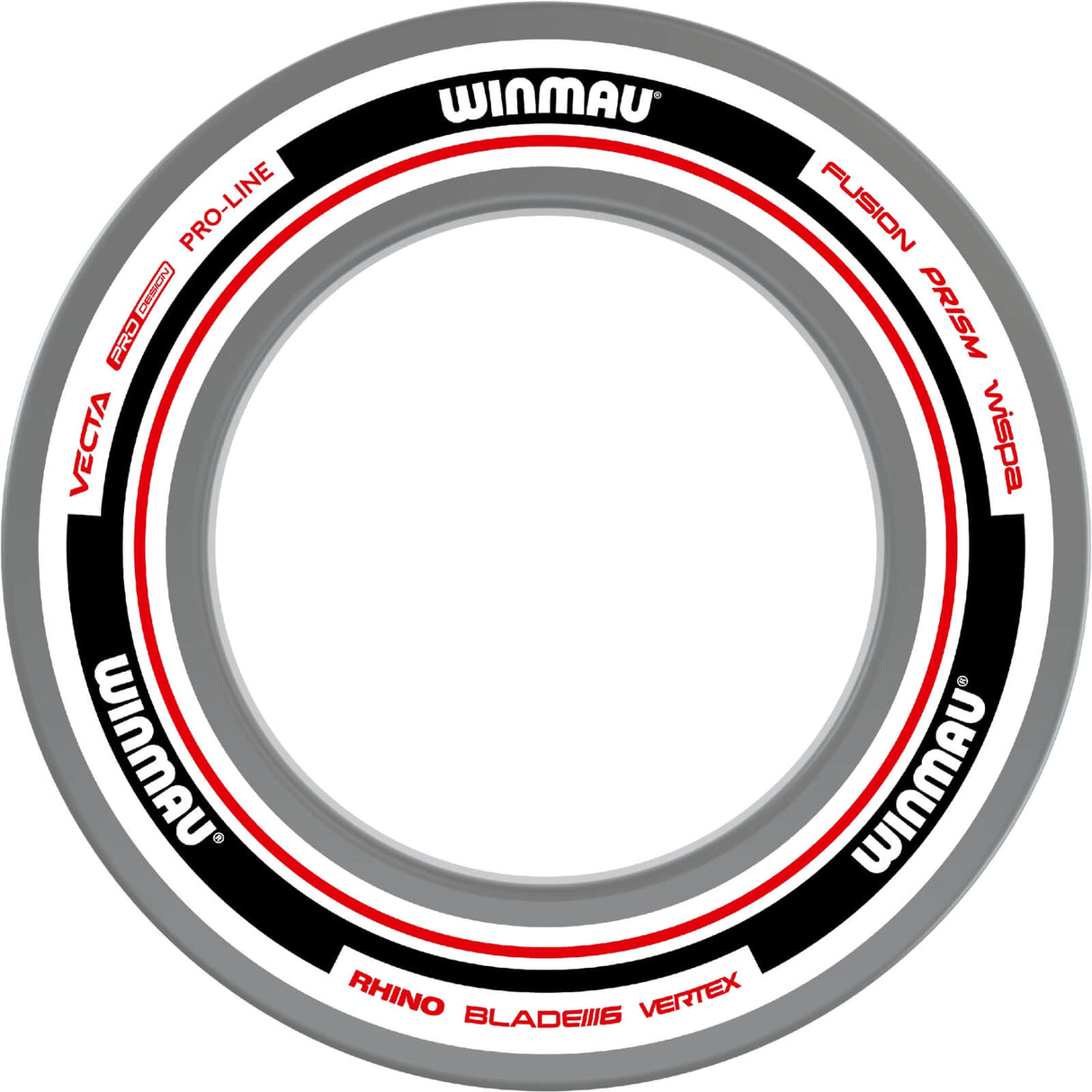 Winmau - Advance Dartboard Surround - White & Red