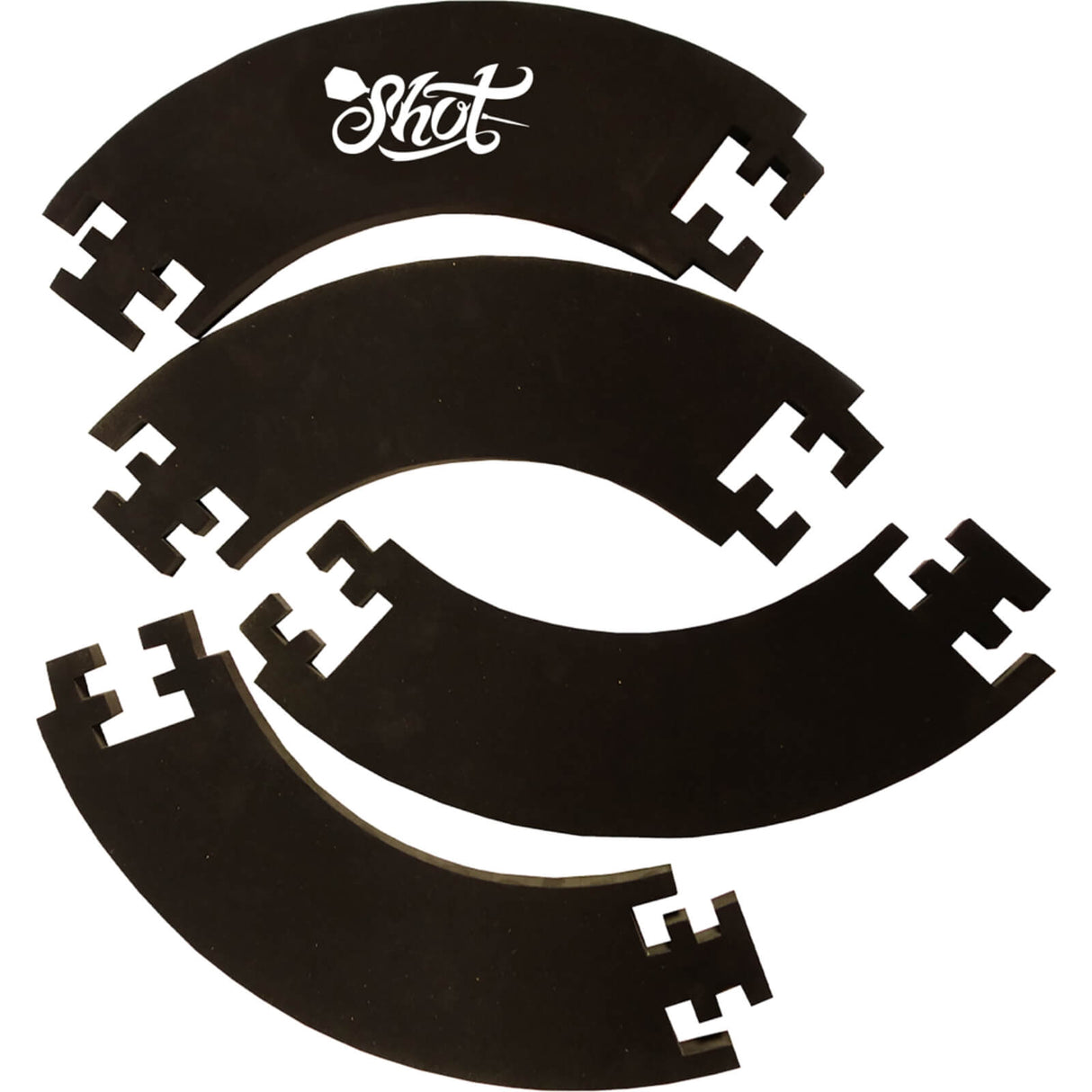Shot - 4 Piece Black Dartboard Surround -