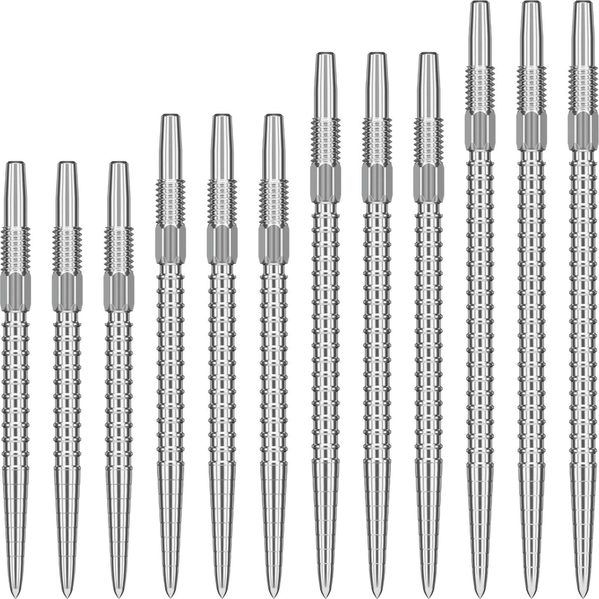 Target - Swiss Chrono Dart Points - 26mm 30mm 35mm 40mm - Silver / 26mm