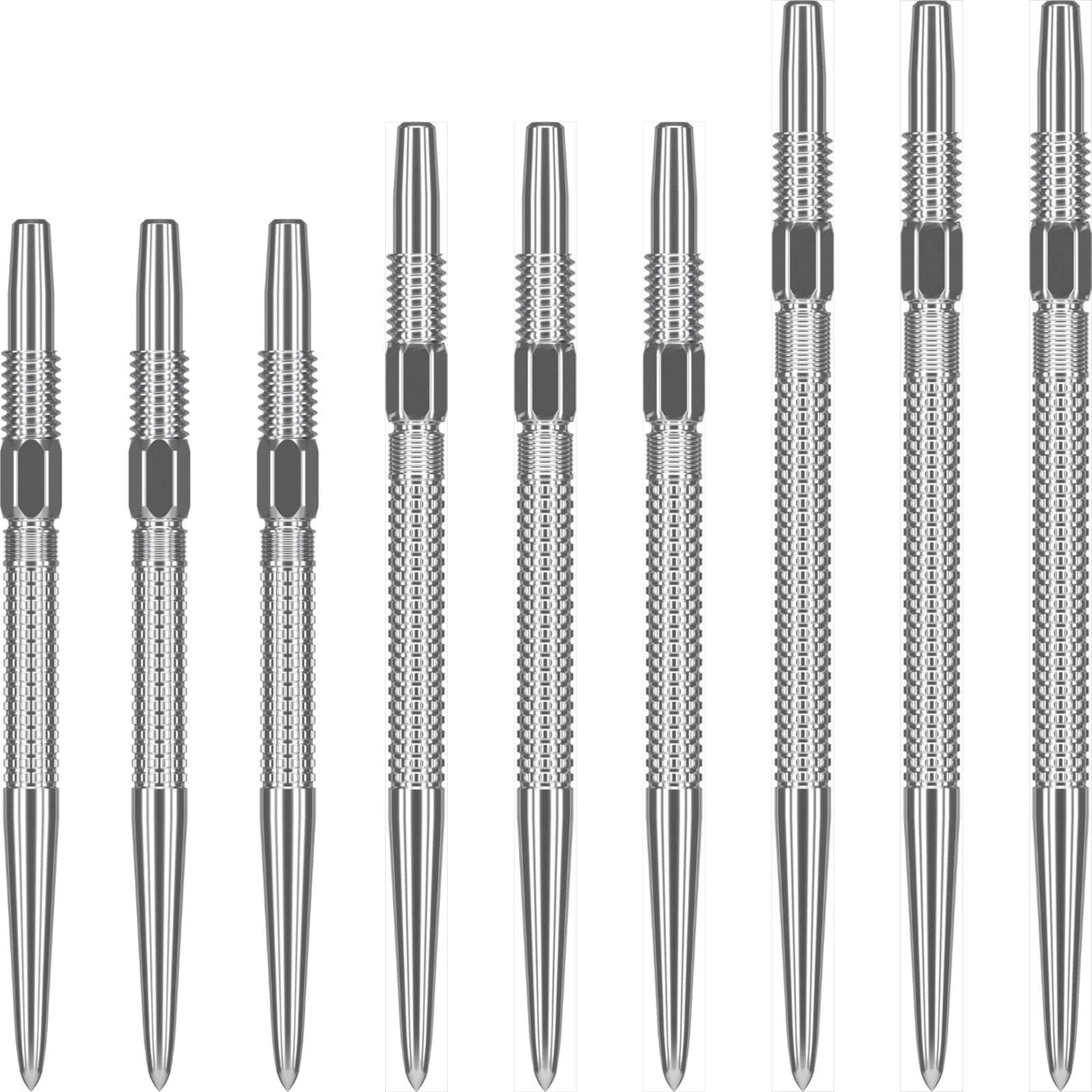 Target - Swiss GRD Dart Points - 26mm 30mm 35mm - Silver / 26mm