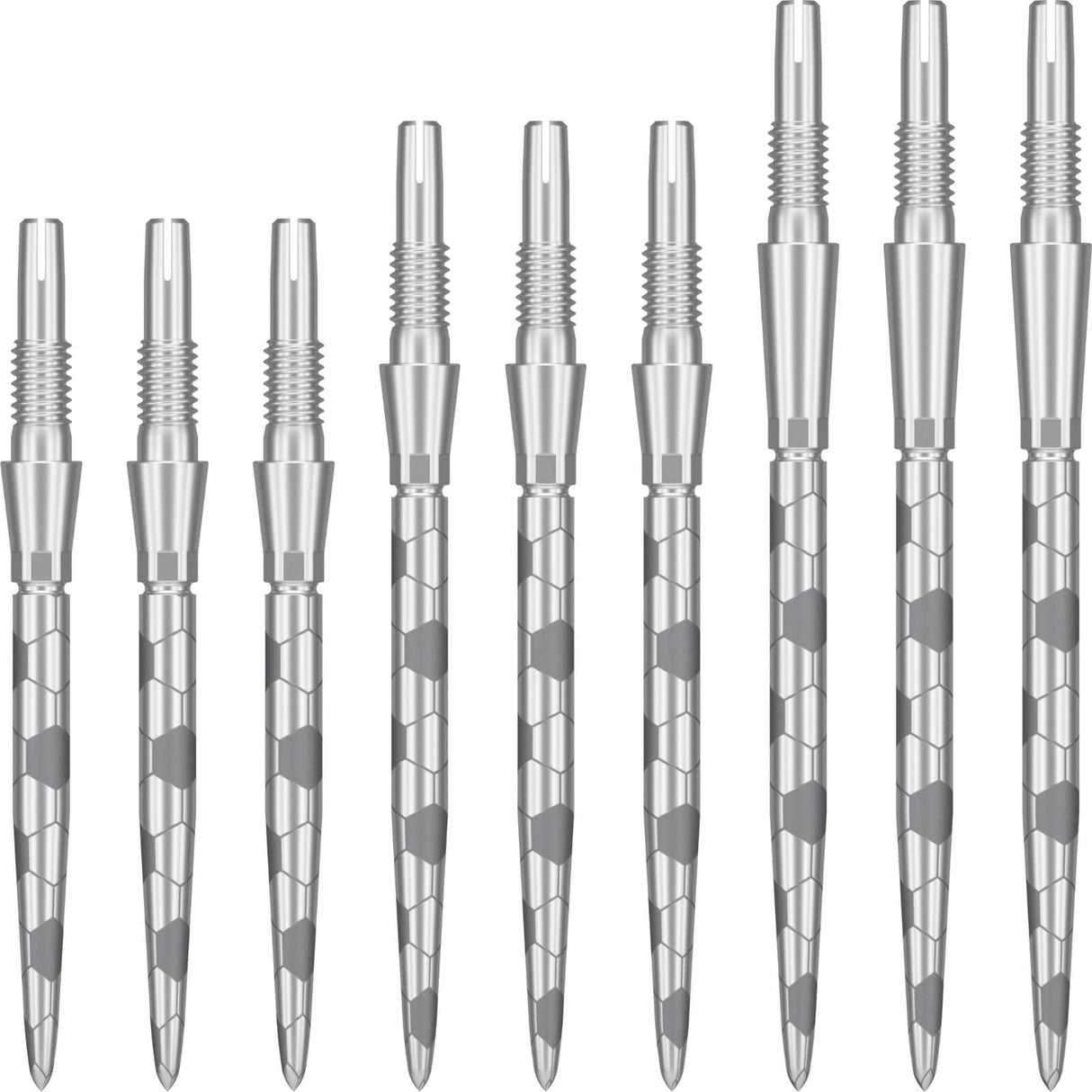 Target - Swiss Storm Onyx Dart Points - 26mm 30mm 35mm - Silver / 26mm