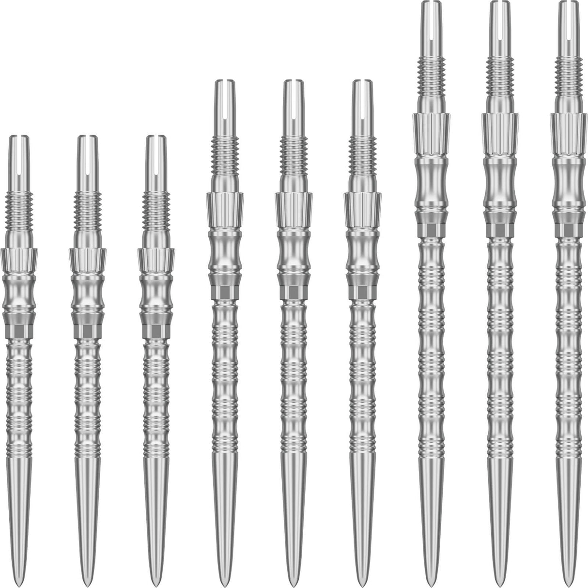 Target - Swiss Storm TRB Dart Points - 30mm 35mm 42mm - Silver / 30mm