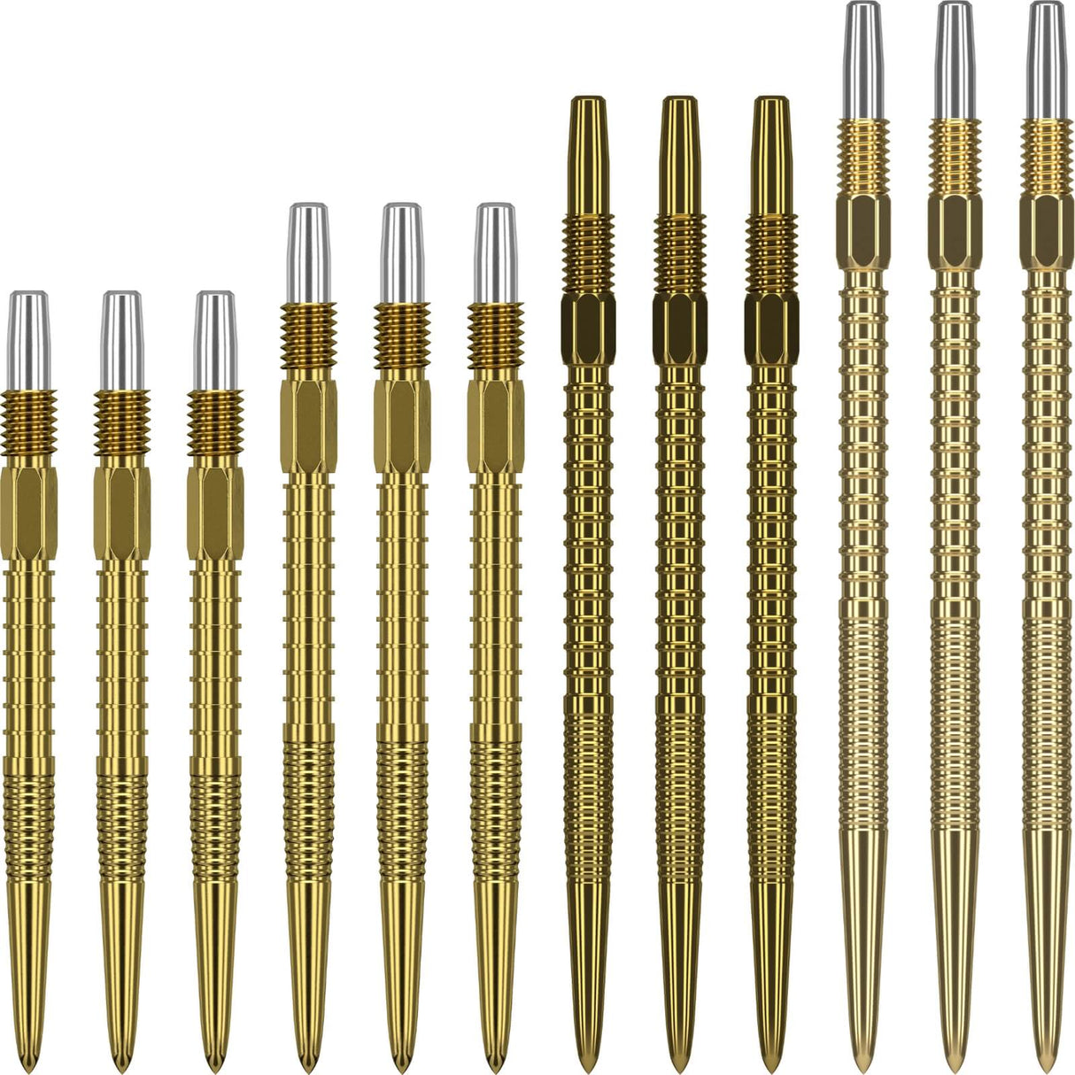 Target - Swiss Firepoint Dart Points - 26mm 30mm 35mm 40mm - Gold / 26mm