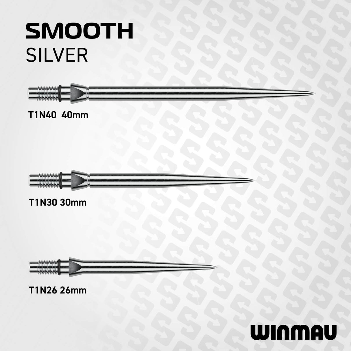 Winmau - Switch Smooth Dart Points - 26mm 30mm 40mm -