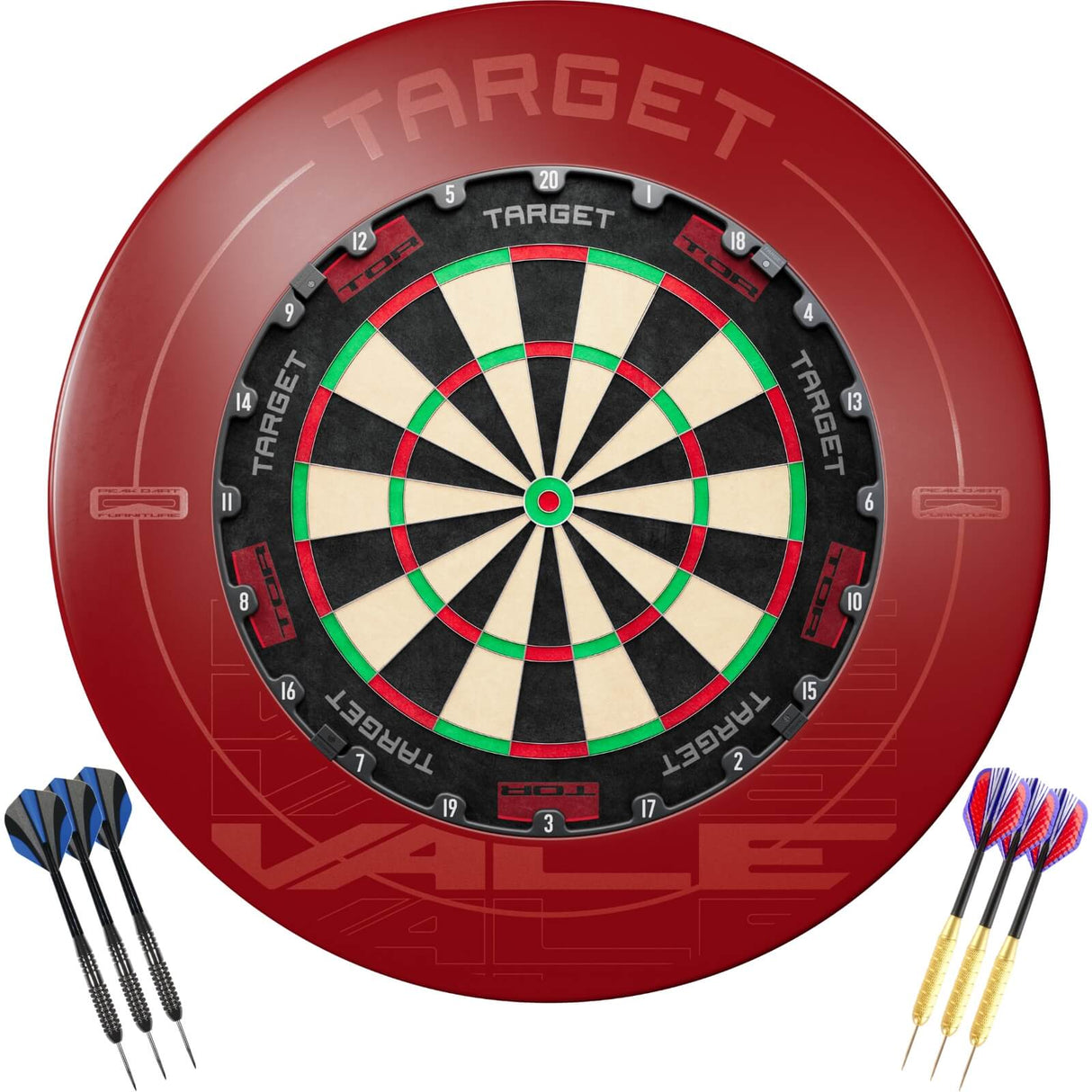Target - TOR Dartboard & Surround Ready to Play Bundle - Vale