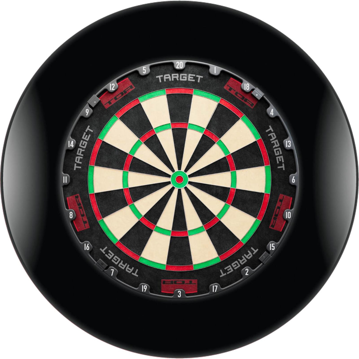 Target - TOR Dartboard & Surround Bundle - Black