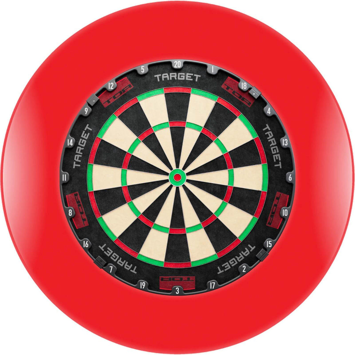Target - TOR Dartboard & Surround Bundle - Red