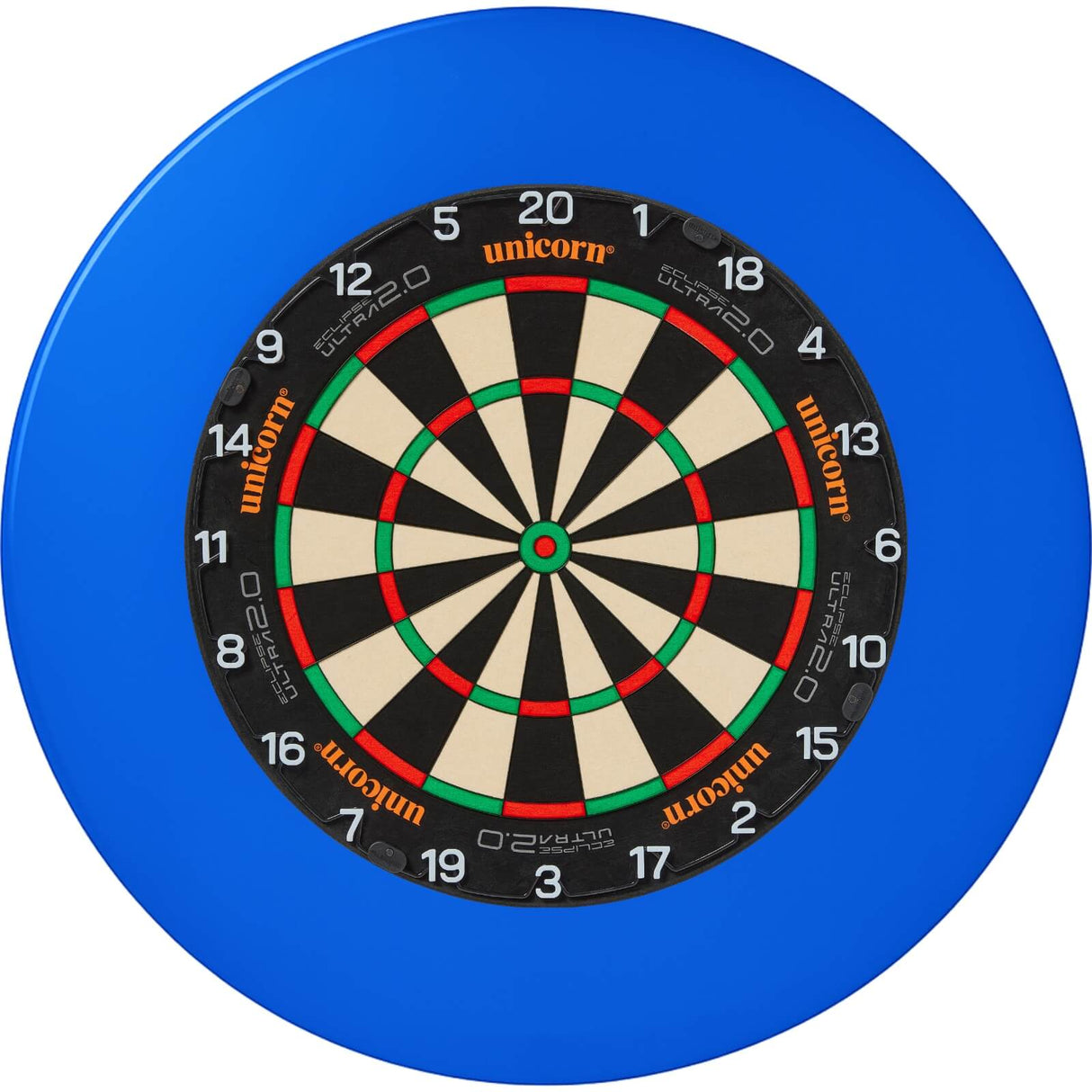 Unicorn - Eclipse Ultra 2.0 Dartboard & Surround Bundle - Blue