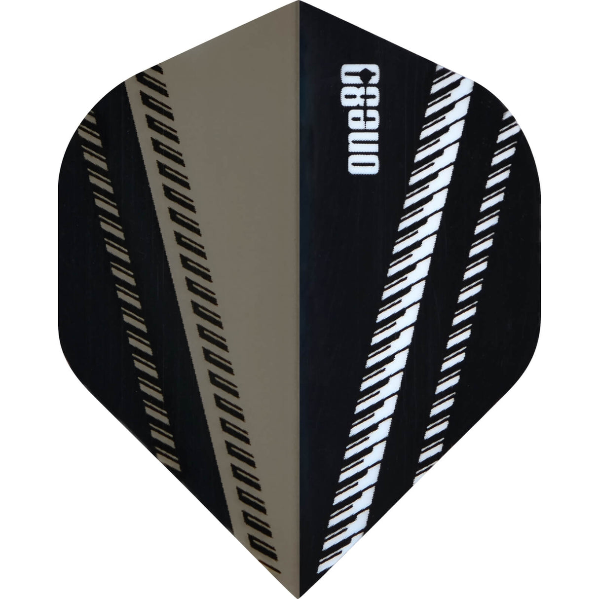 One80 - V-Flow - Big Wing Dart Flights - Black