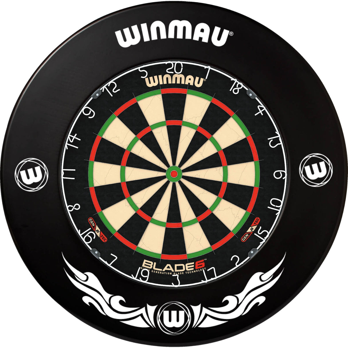 Winmau - Blade 6 Dartboard & Surround Bundle - Xtreme