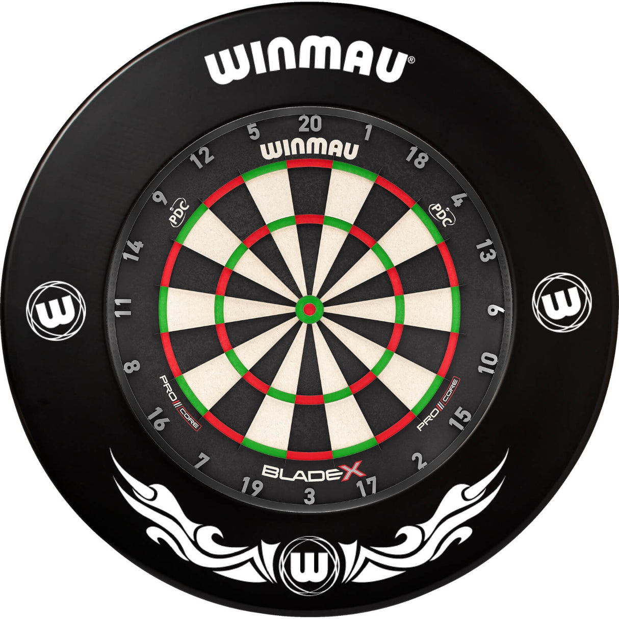 Winmau - Blade X Dartboard & Surround Bundle - Xtreme