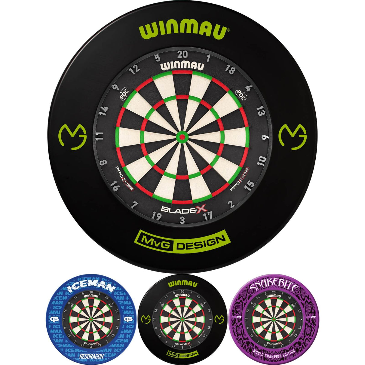 Winmau - Blade X Dartboard & Player Edition Surround Bundle -
