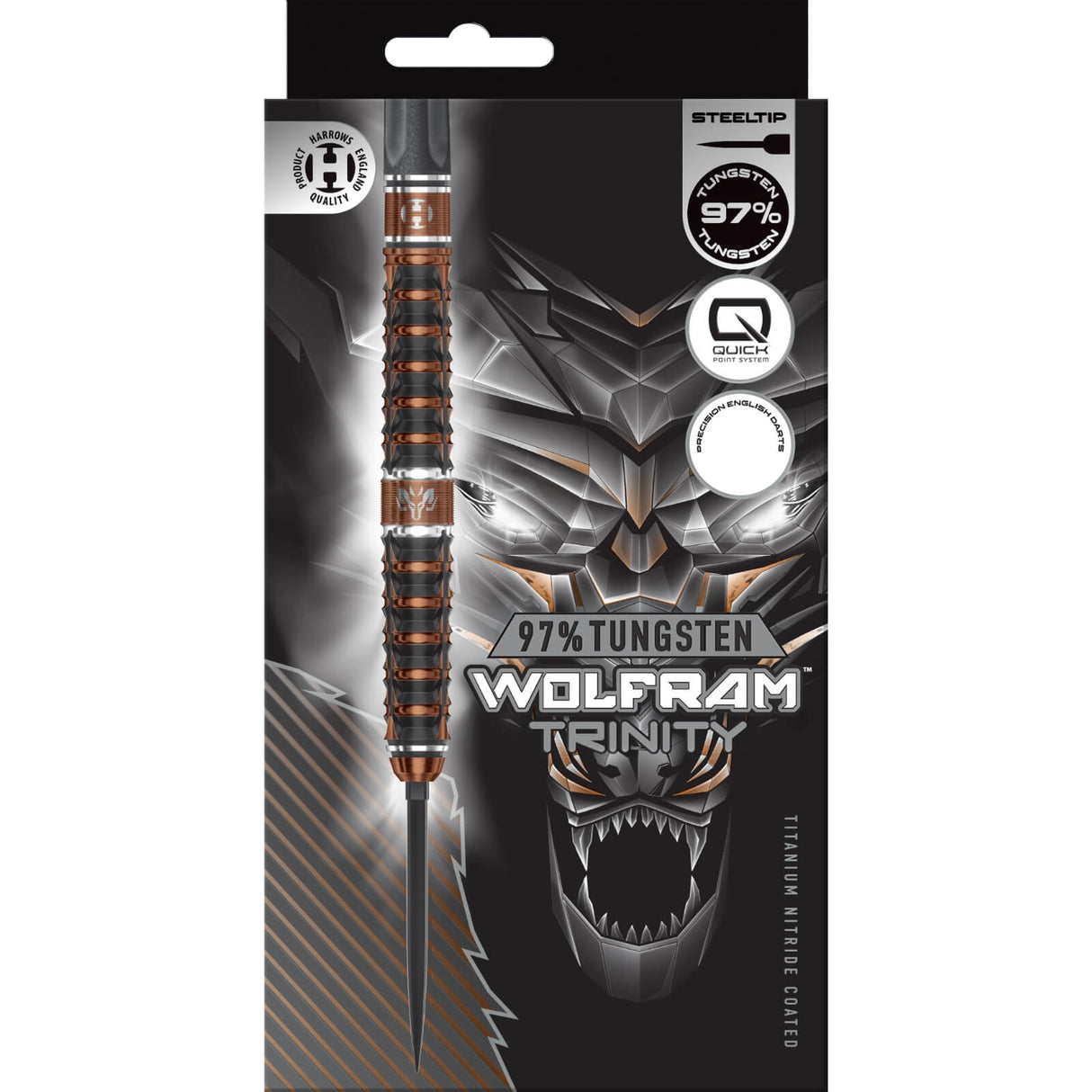 Harrows - Wolfram Trinity Darts - Quick Point - 97% Tungsten - 21g 22g 23g 24g 25g 26g -