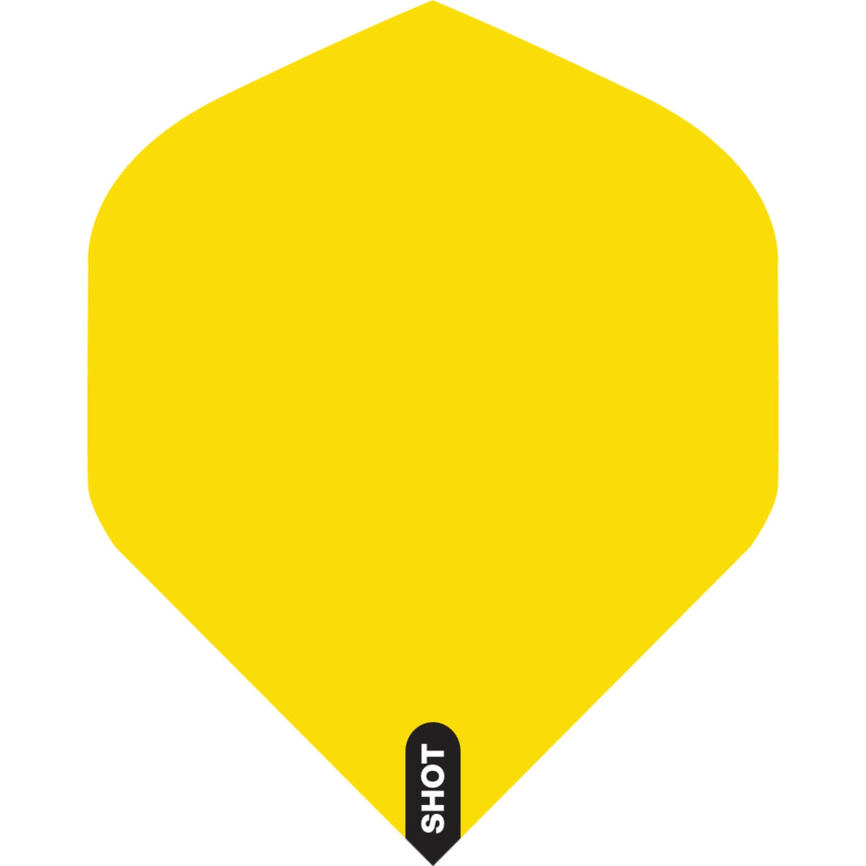 Shot - Coloured - Big Wing Dart Flights - Yellow