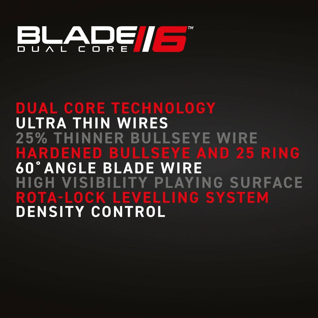 Winmau - Blade 6 Dual Core Dartboard -
