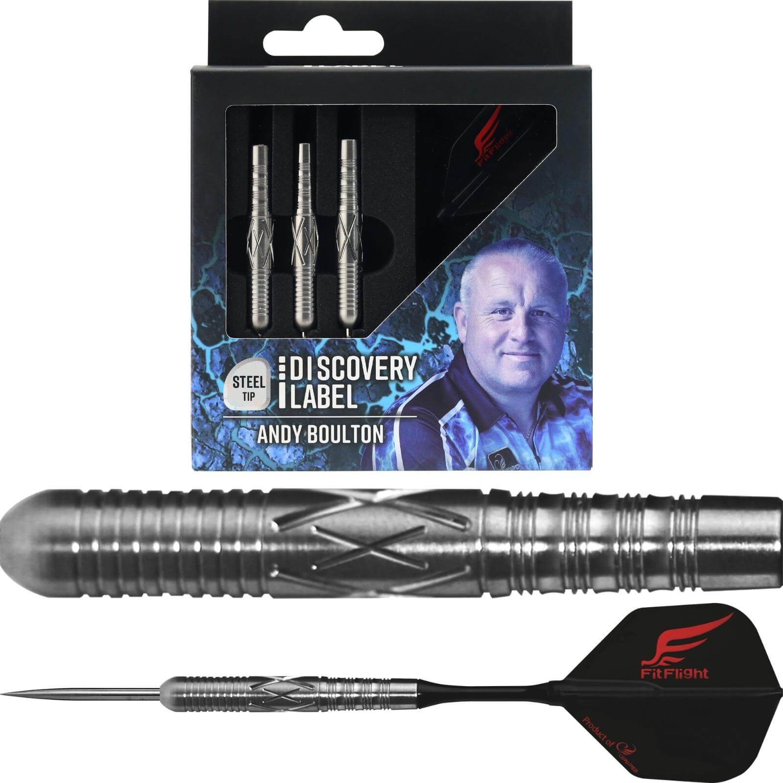 Darts - Cosmo - Discovery Label - Andy Boulton Darts - Steel Tip - 90% Tungsten - 21g 23g 