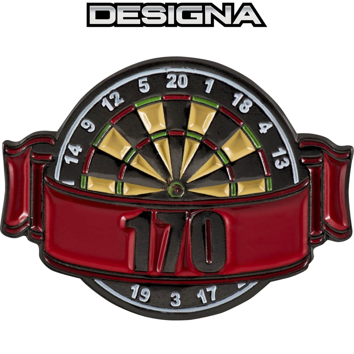 Designa - Dart Pin Badges - 170 Banner
