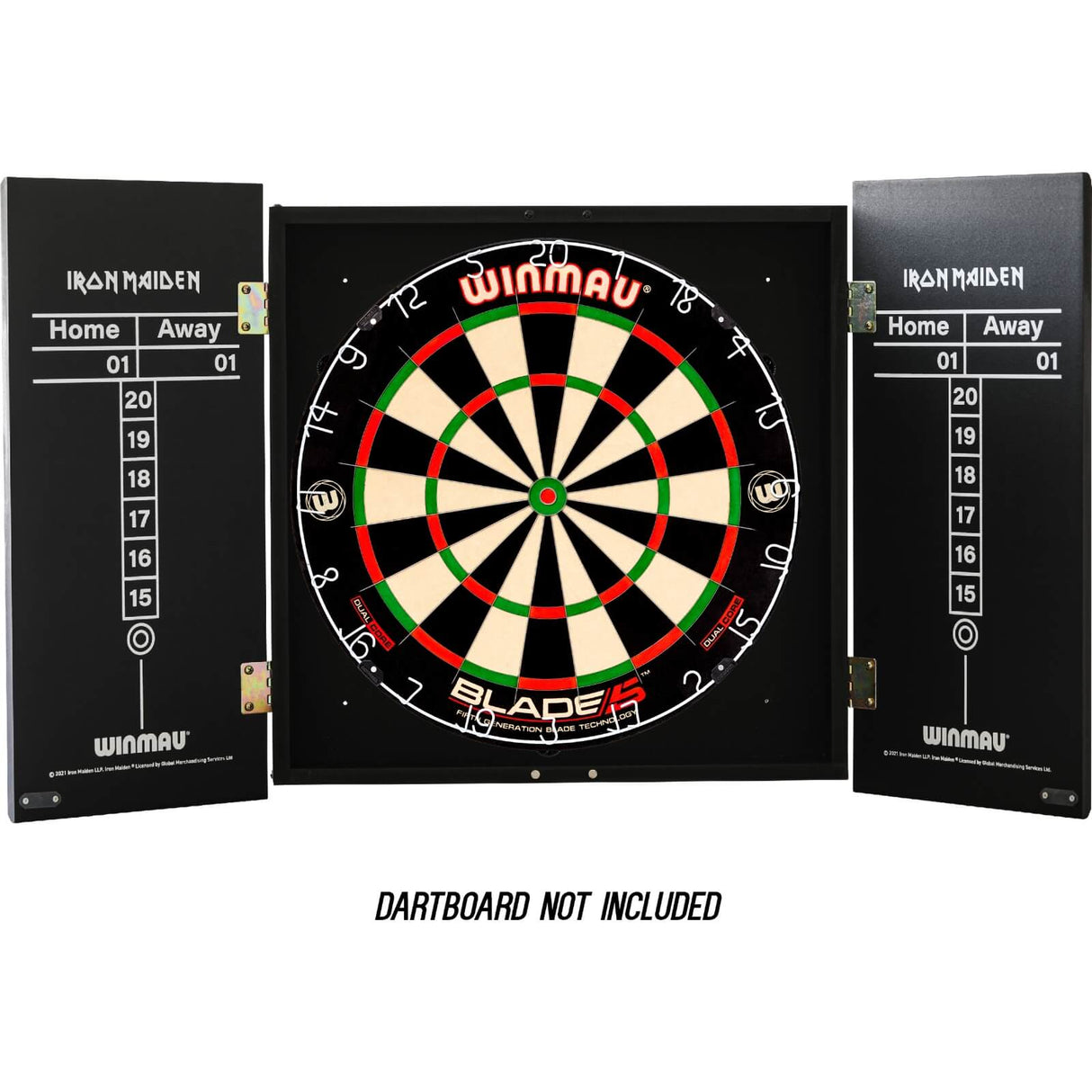 Winmau - Iron Maiden Killers - Dartboard Cabinet -
