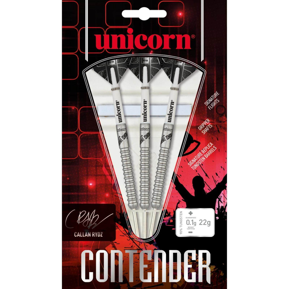 Unicorn - Callan Rydz Darts - 90% Tungsten - 22g -