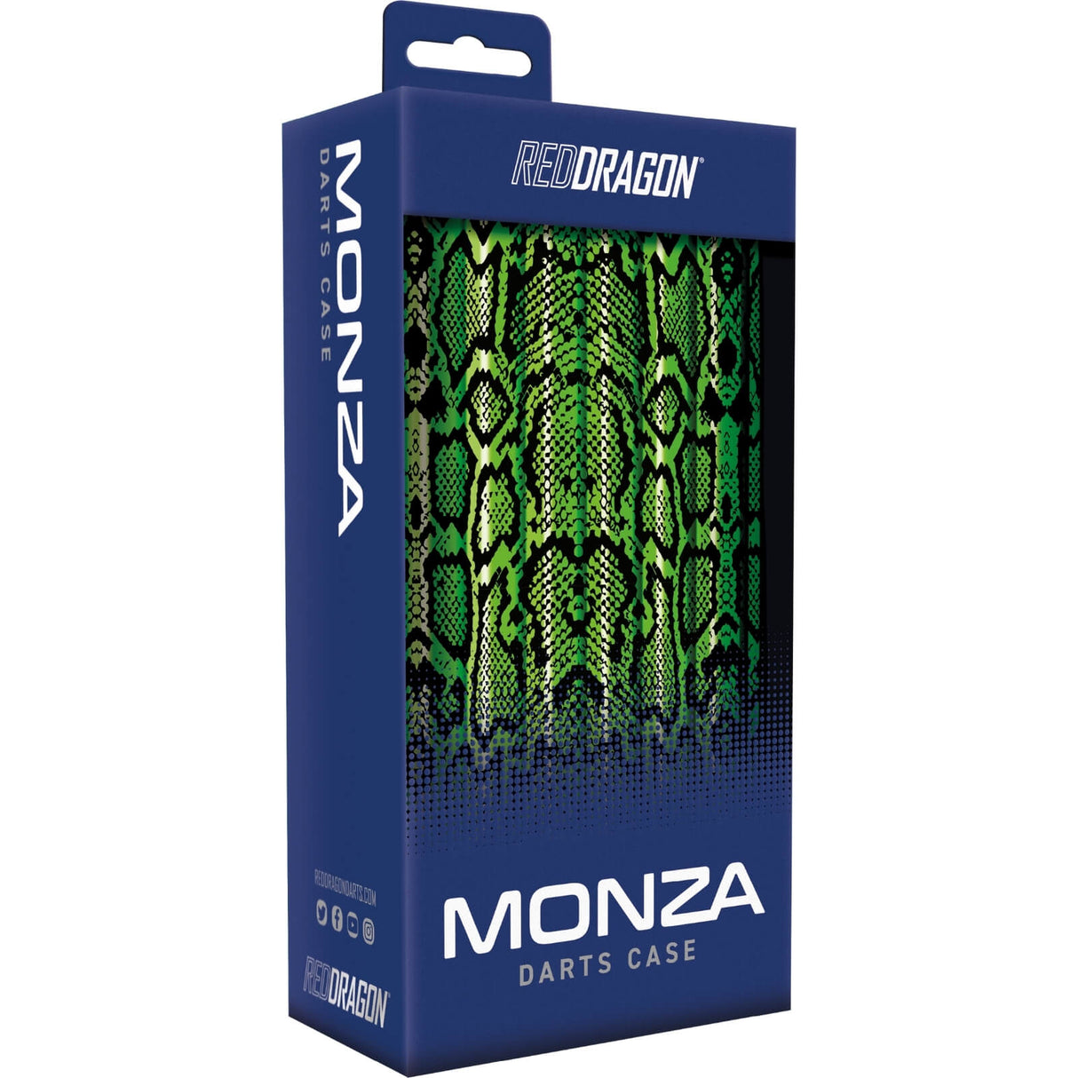 Red Dragon - Monza Dart Case - Peter Wright Green Snakebite -