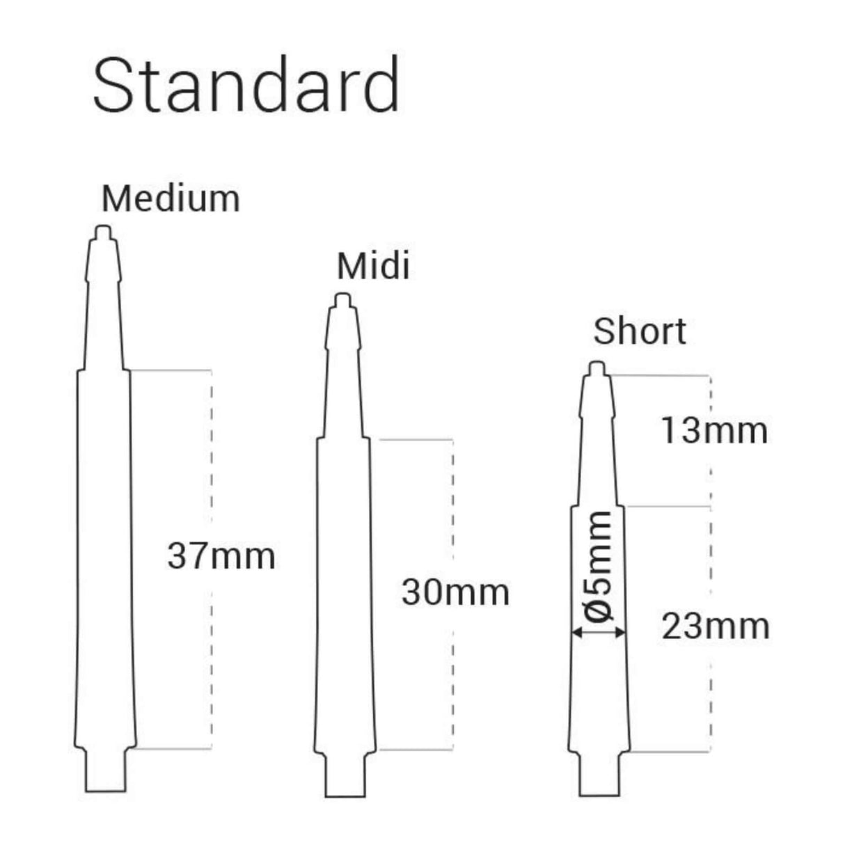 Harrows - Clic - Standard Dart Shafts -